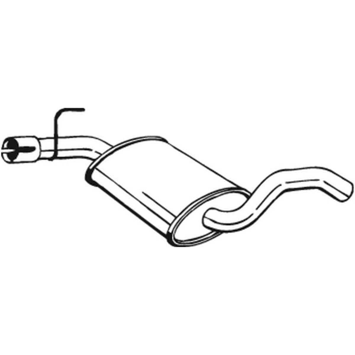Keskiäänenvaimentaja BOSAL 233-693