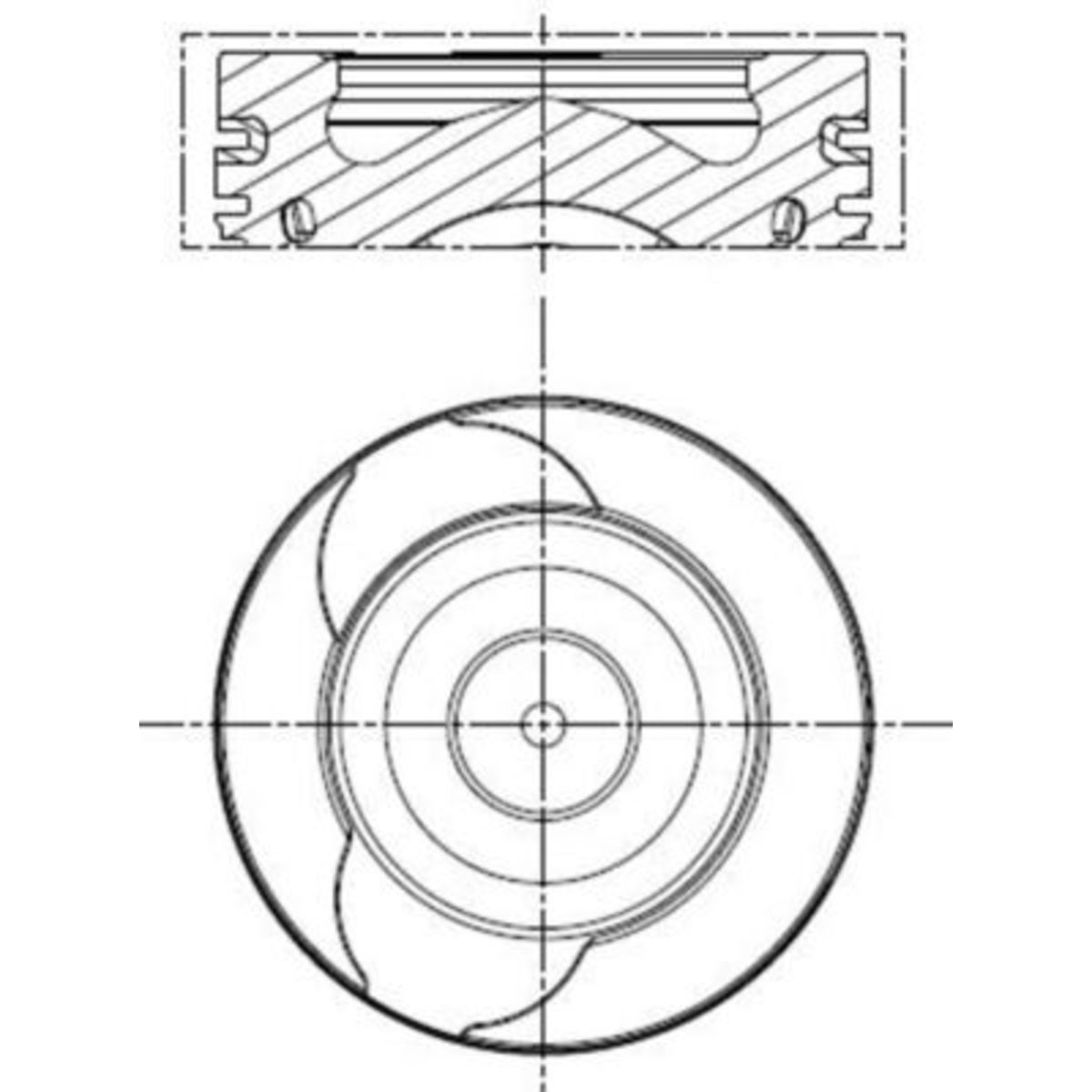 Männät MAHLE 021 PI 00128 000