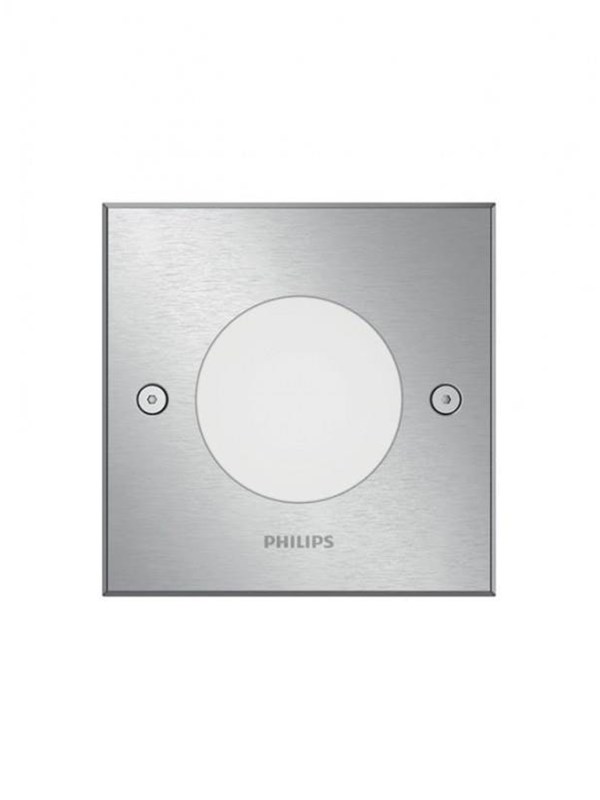 Philips myGarden Crust ulkokohdevalaisin 3,2W, Ruostumaton teräs, Ruostumaton teräs, Patio, Puutarha, II, Nykyaikainen, Puutarha, Patio