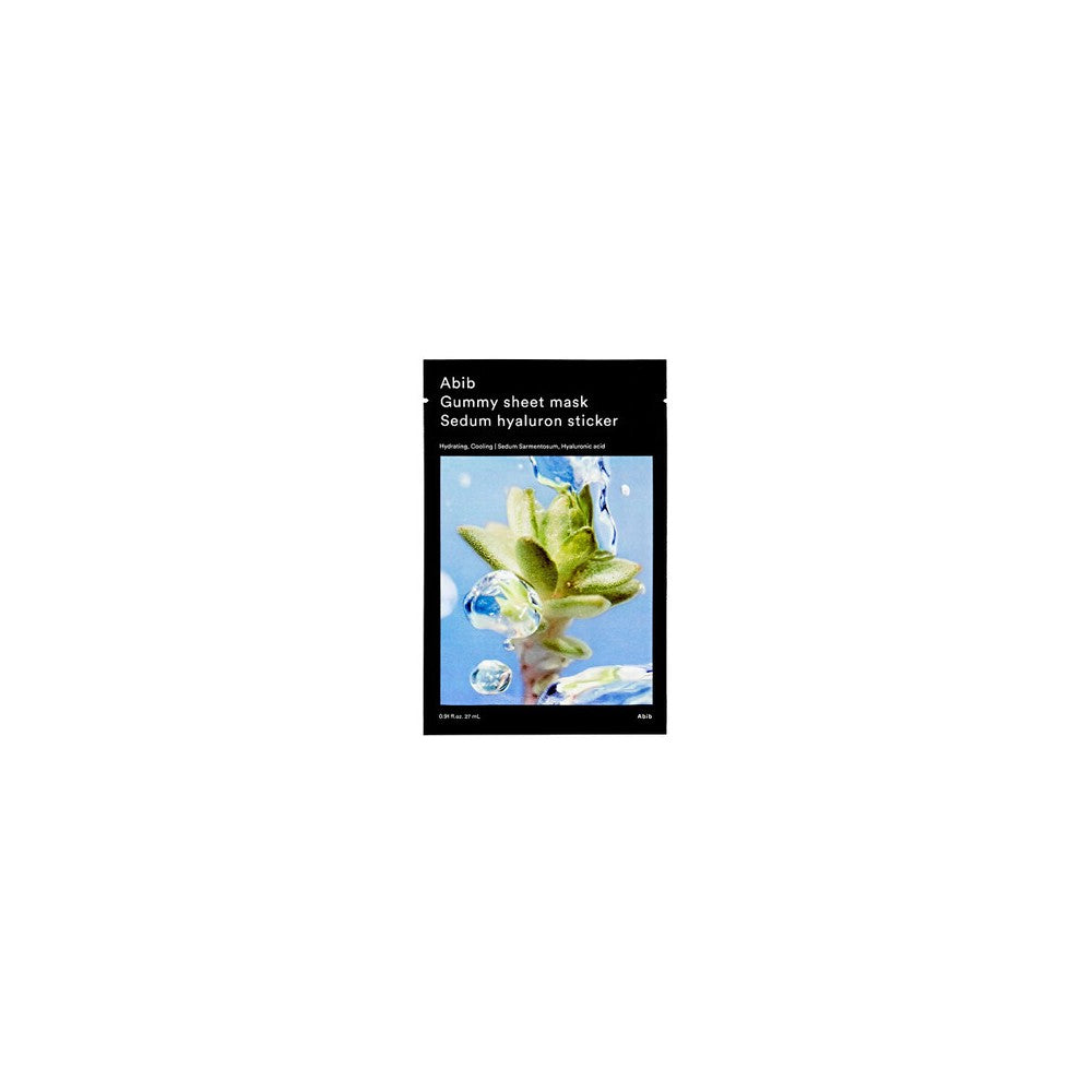 Abib Sedum Hyaluron Sticker Maschera Tessuto Gommosa 27ml — Maschera in tessuto