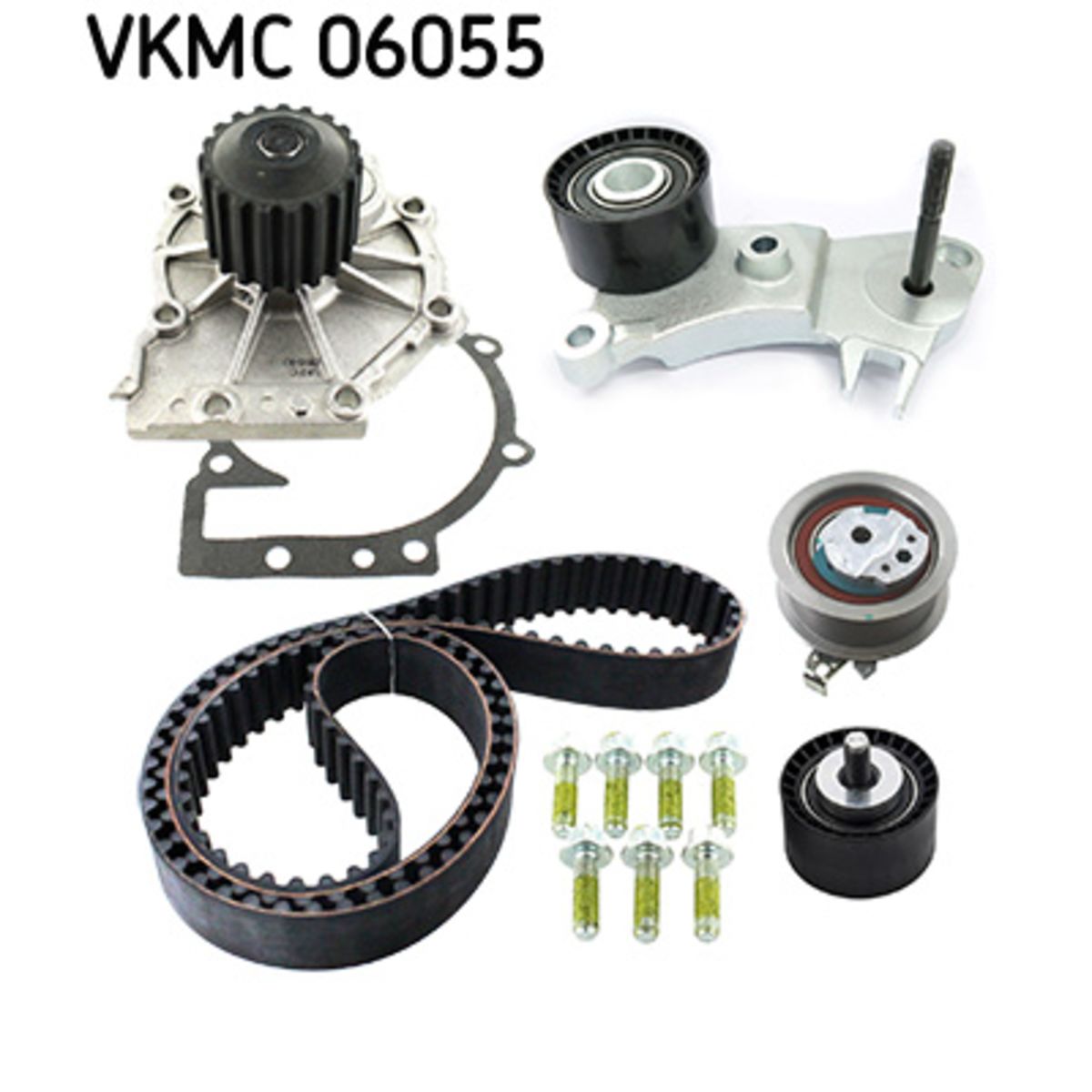 Vesipumppu + jakohihnasarja SKF VKMC 06055
