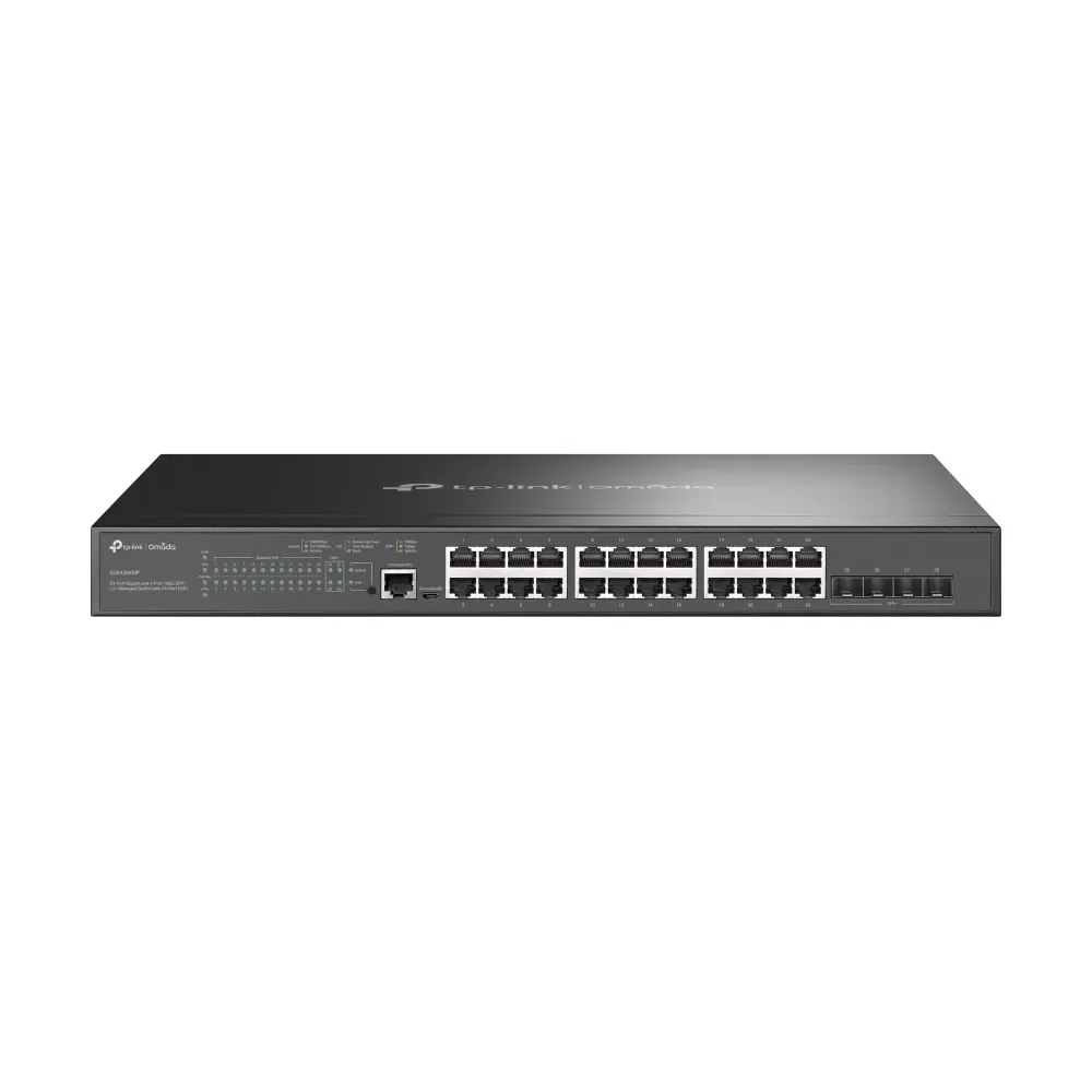 TP-LINK Omada SG3428XMP - Kytkin, Musta