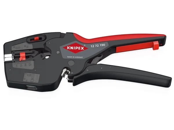 Knipex 12 72 190, Terästä, Muovi, Musta, Punainen, 110 mm, 190 mm, 17 mm