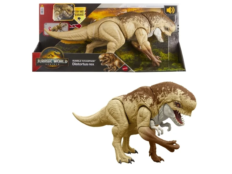 Jurakauden dinosauruslelu, karjuva ja elävän näköinen, 53x20 cm