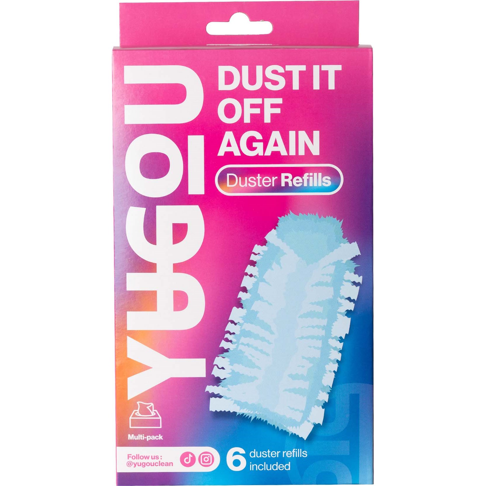 Yugou Dust It Off Again Duster Refill-pakkaus – 6 kpl