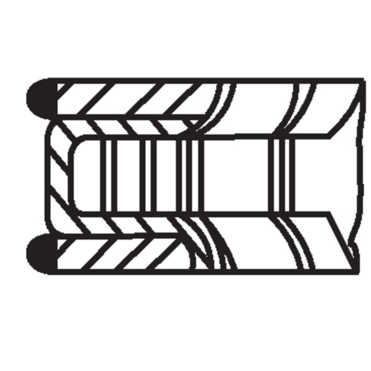 Männänrengassarja MAHLE 007 RS 10117 0N0