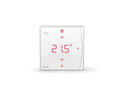 Danfoss Icon2 RT wireless room thermostat w/display and infrared floor sensor w/mounting