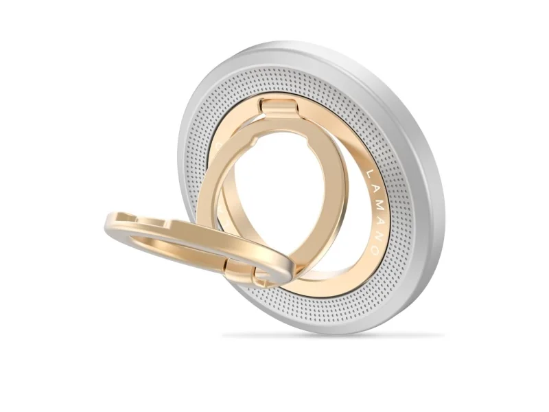 TECH-PROTECT MMR700 Lamano magneettinen MagSafe-puhelinsormus titaani/kultaa