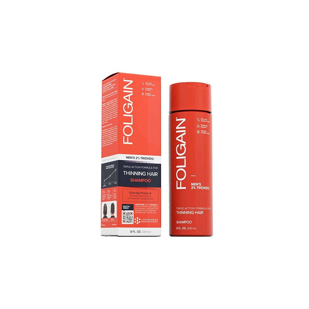 Foligain Triple Action miesten shampoo - 236 ml
