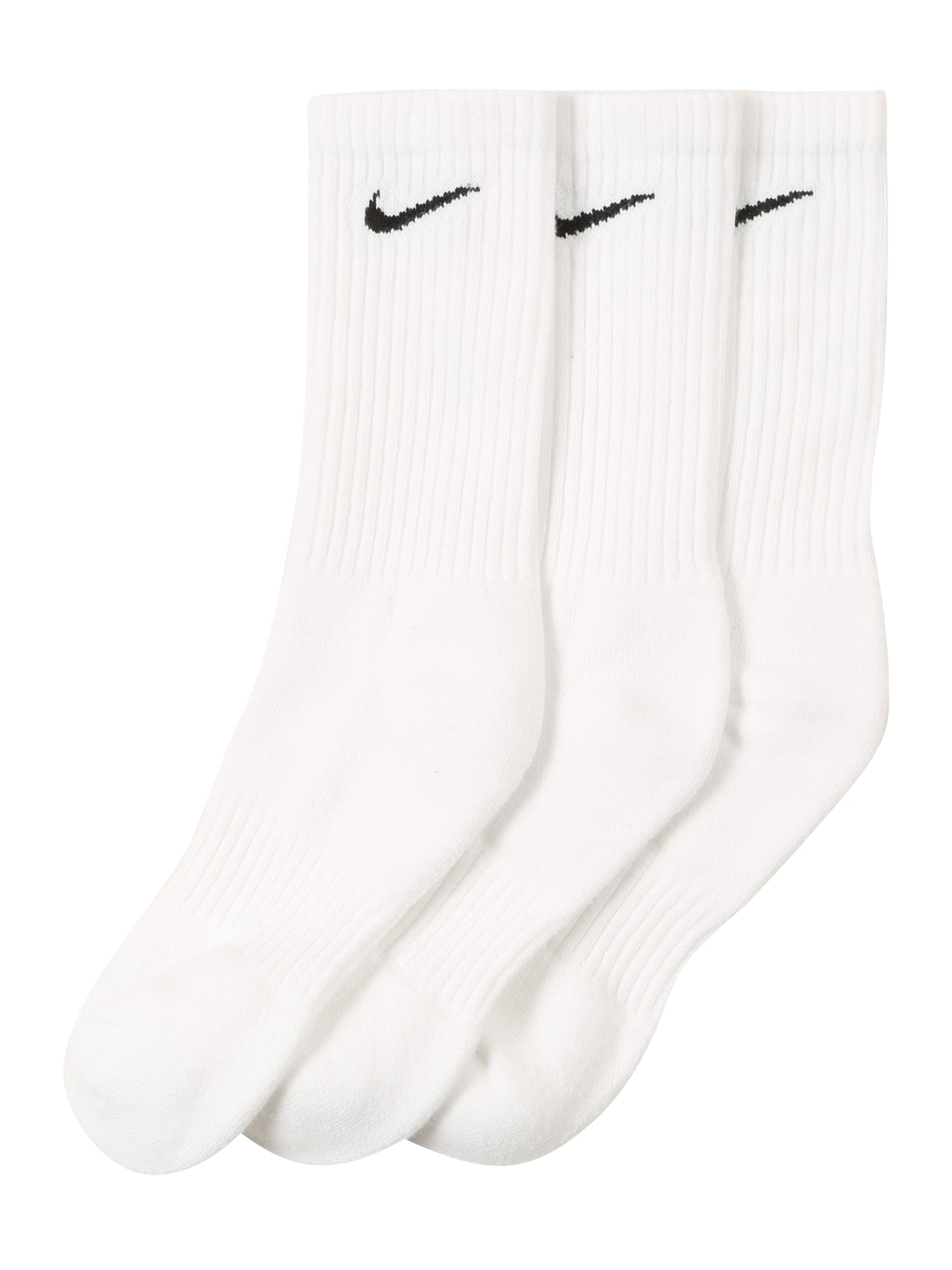 NIKE Urheilusukat musta / valkoinen
