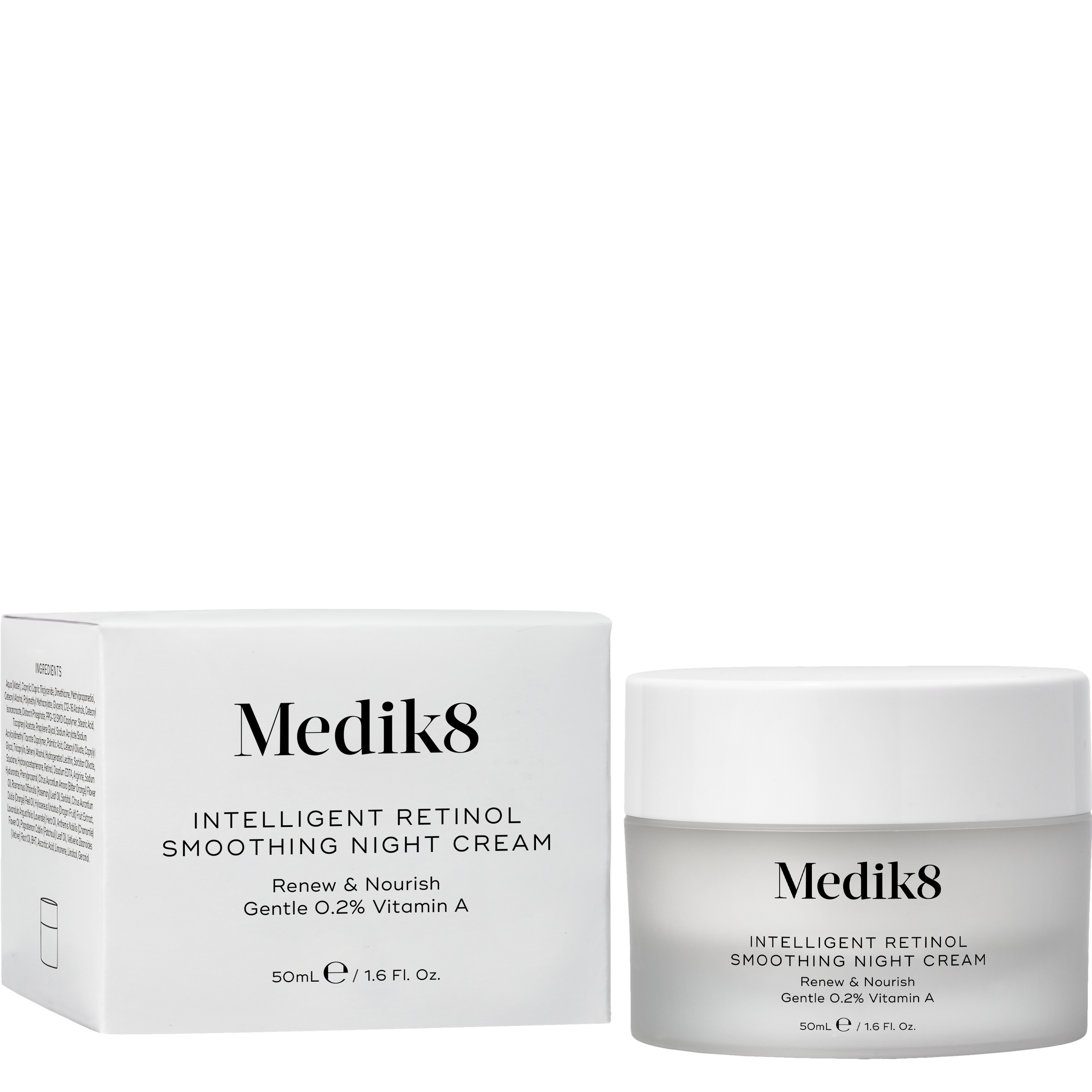 Medik8 Intelligent Retinol Smoothing Night Cream Nuorentava A-vitamiini yövoide 50 ml
