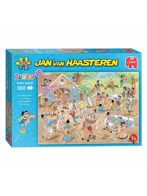 Jan Van Haasteren Junior The Riding School Pussel 360 bitar, Jumbo