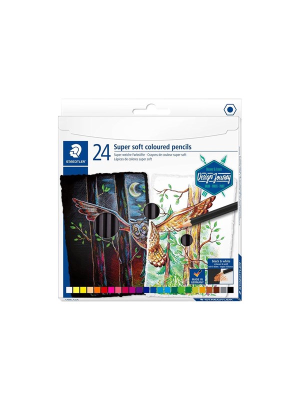 Staedtler Väriliitu pehmeä 24 kpl 100% PEFC
