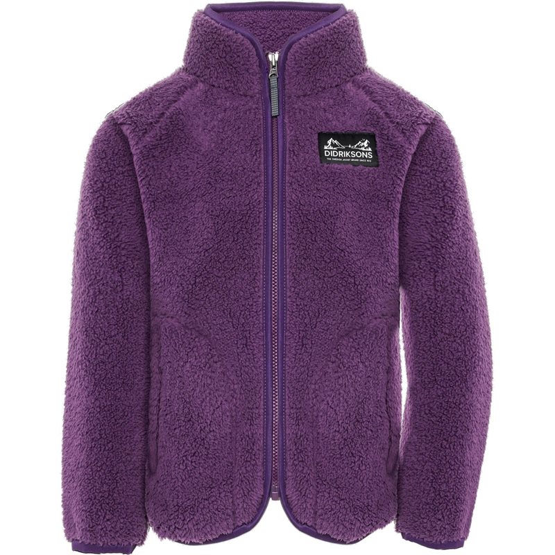 Didriksons Gibbs Kids' Full-Zip Northen Purple - 120
