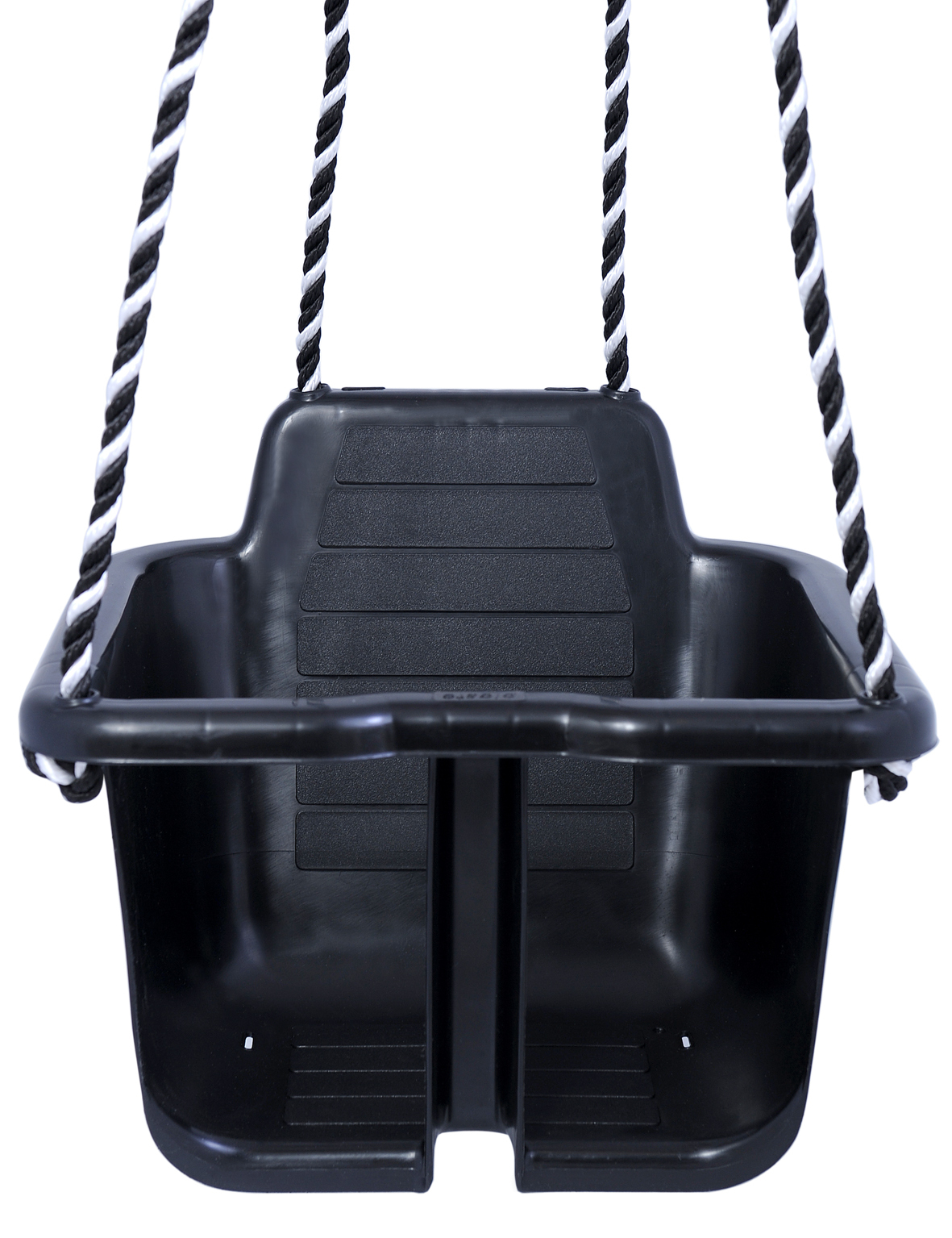 Plasto Baby swing with ropes black