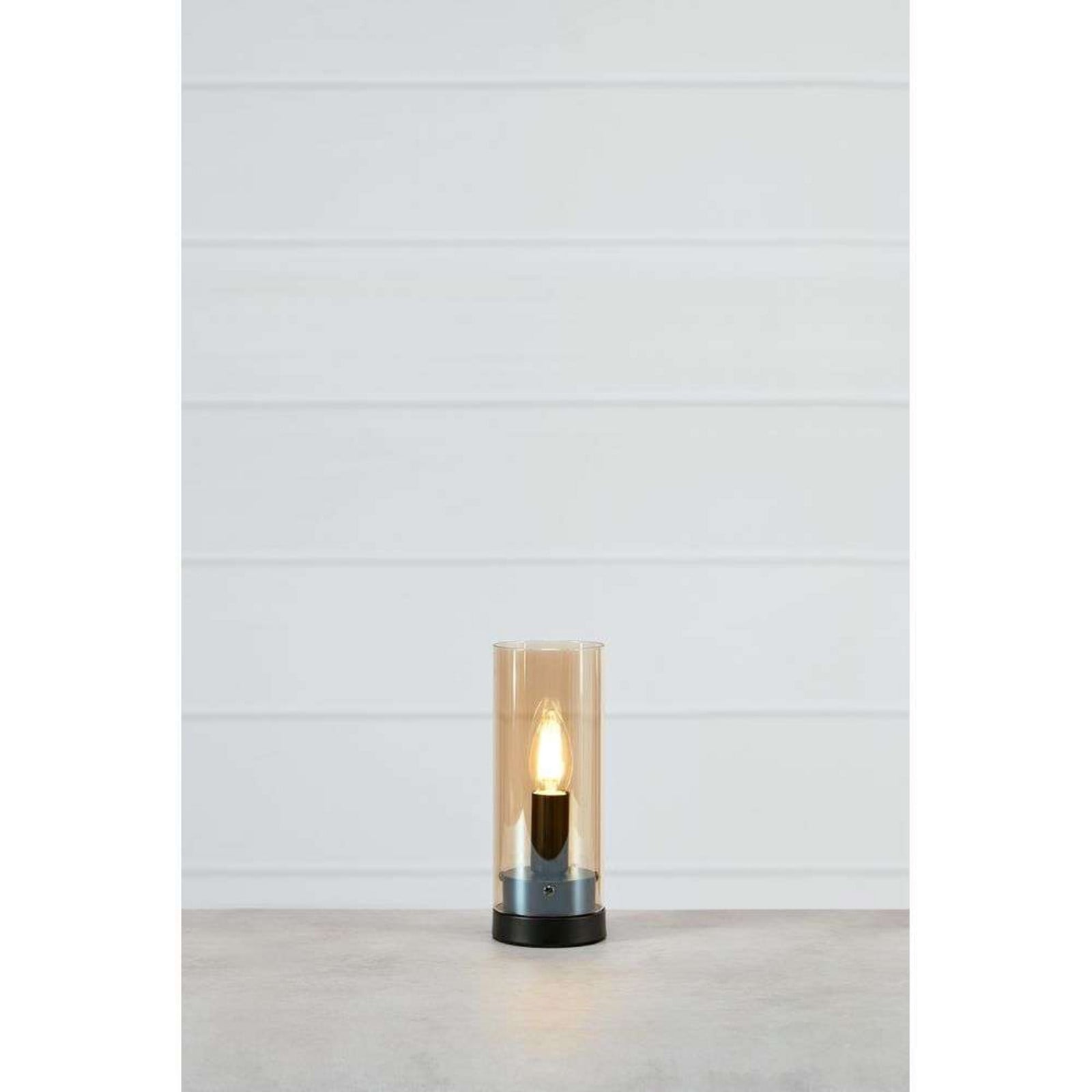Post Pöytävalaisin H23 Black/Amber - Markslöjd - Olohuone - Metalli