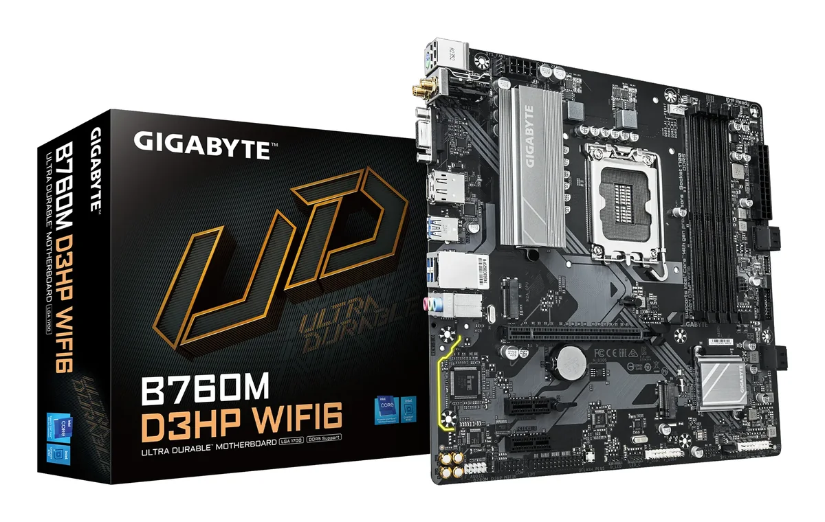 Gigabyte B760M D3HP WiFi 6 LGA1700 mATX -emolevy