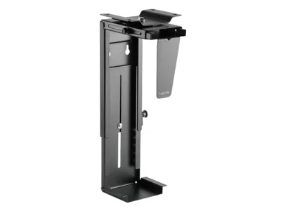 LogiLink EO0005, Pöydälle asennettava keskusyksikköteline, 10 kg, Musta, 360°, 8,8 cm, 20,3 cm