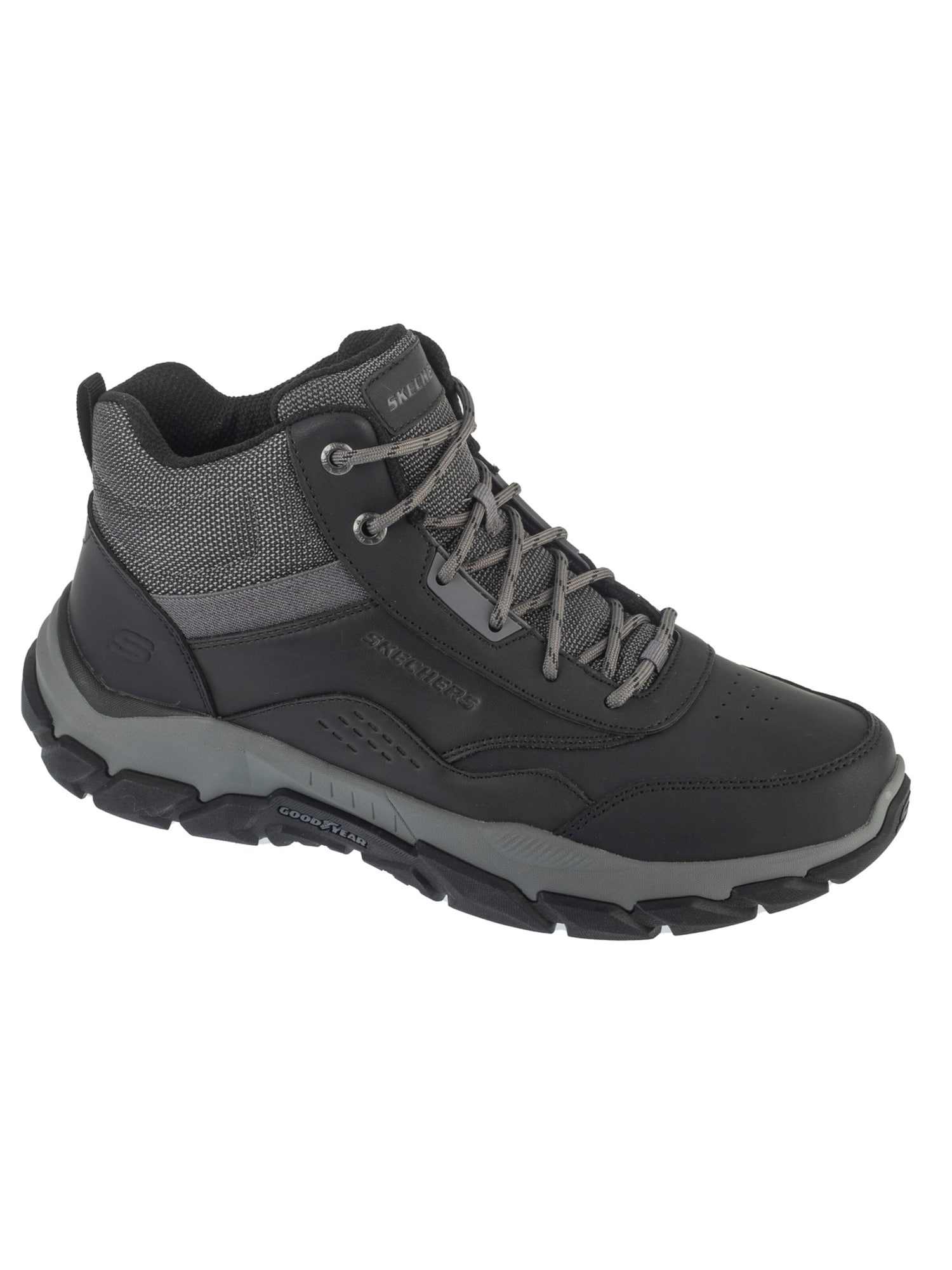 SKECHERS Nauhabootsit 'Santoro - Hopkins' musta
