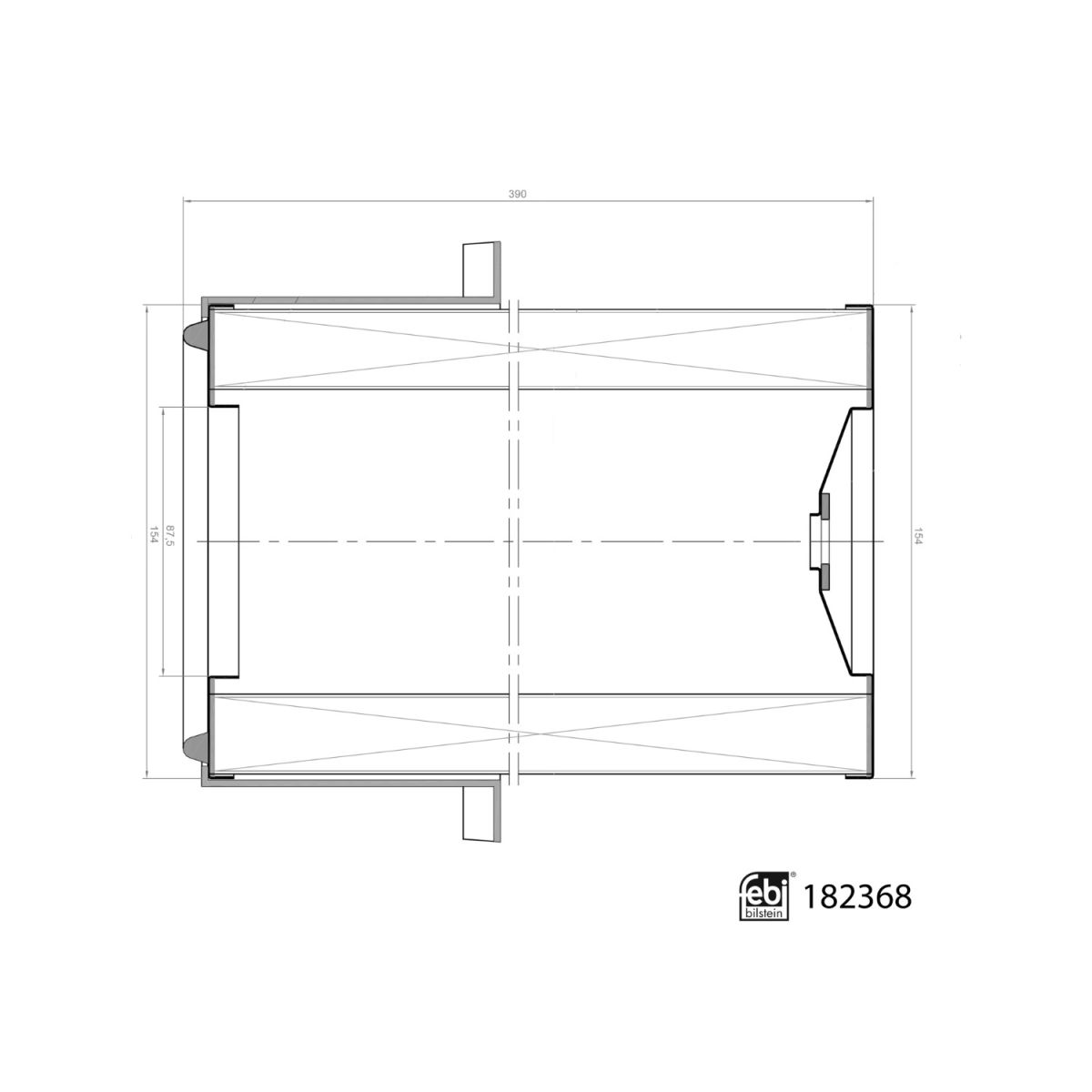Ilmansuodatin FEBI BILSTEIN 182368