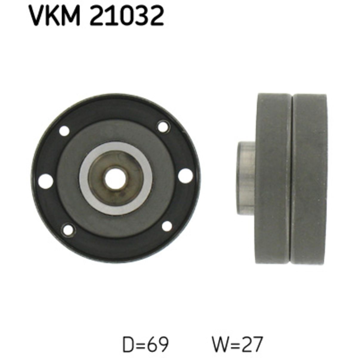 Ohjainrulla, hammashihna SKF VKM 21032