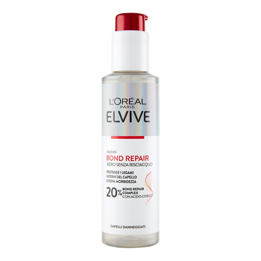 Elvive Bond Repair Hoitoaine Seerumi Ilman Huuhtelua 150 ml Vaurioituneille Hiuksille