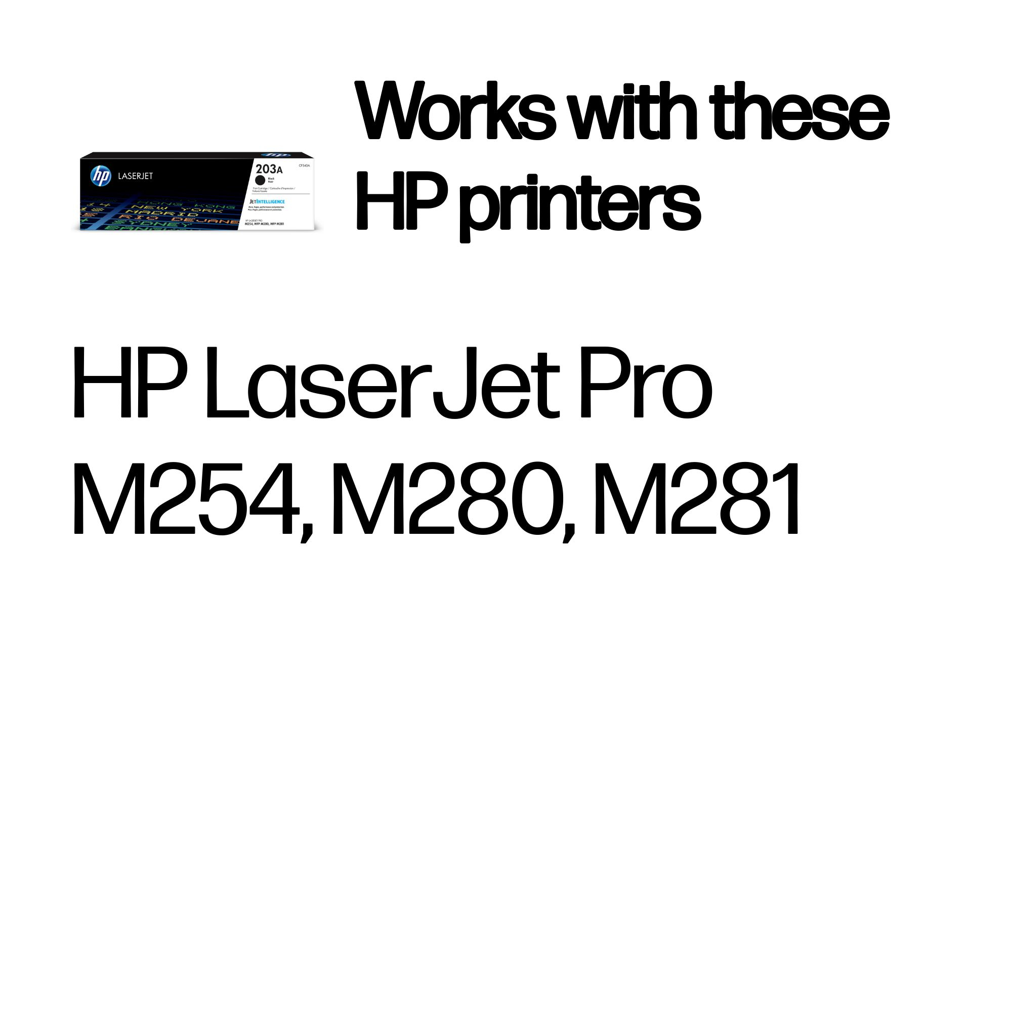HP 203A / CF540A Musta Toner
