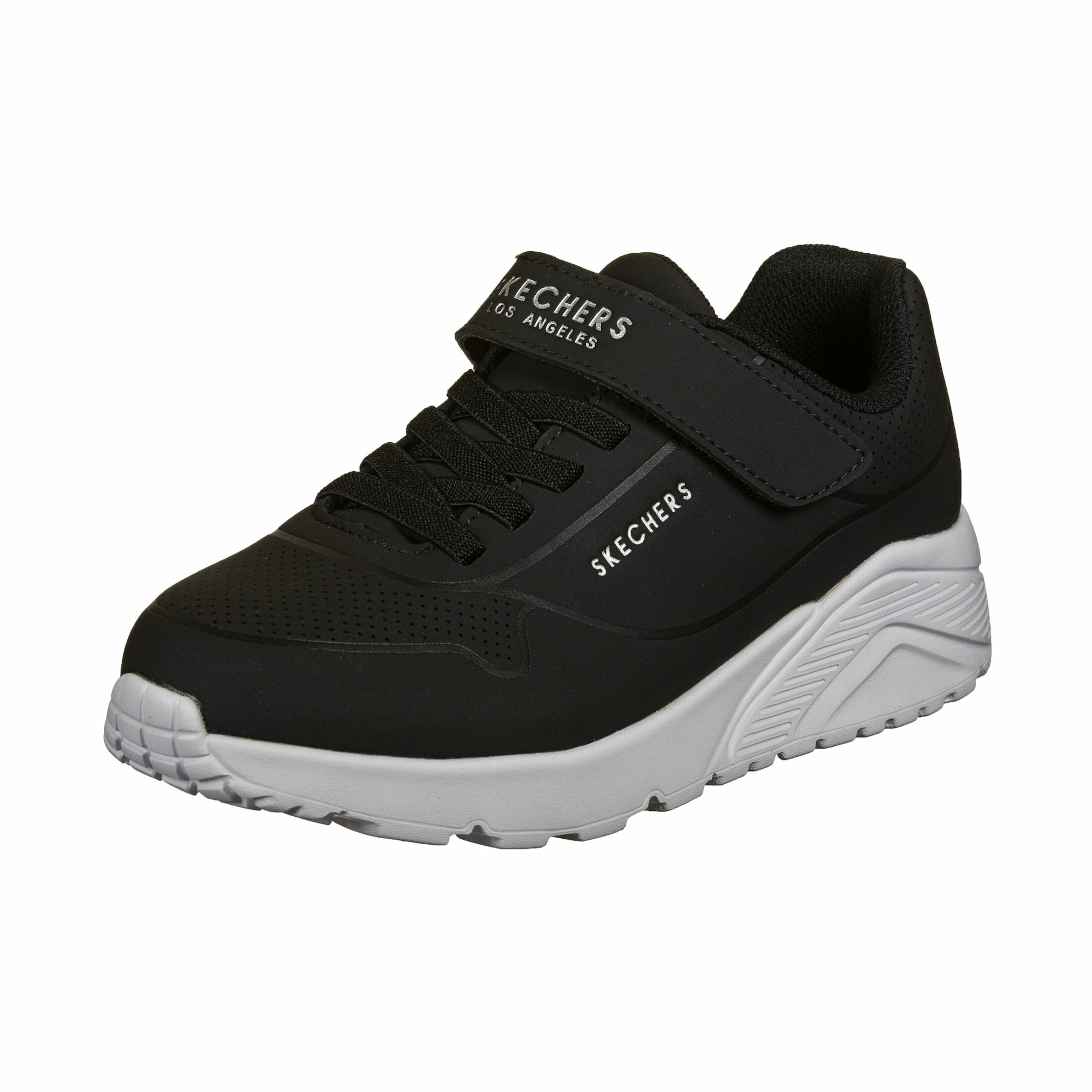 SKECHERS Tennarit 'Uno Lite' musta / valkoinen