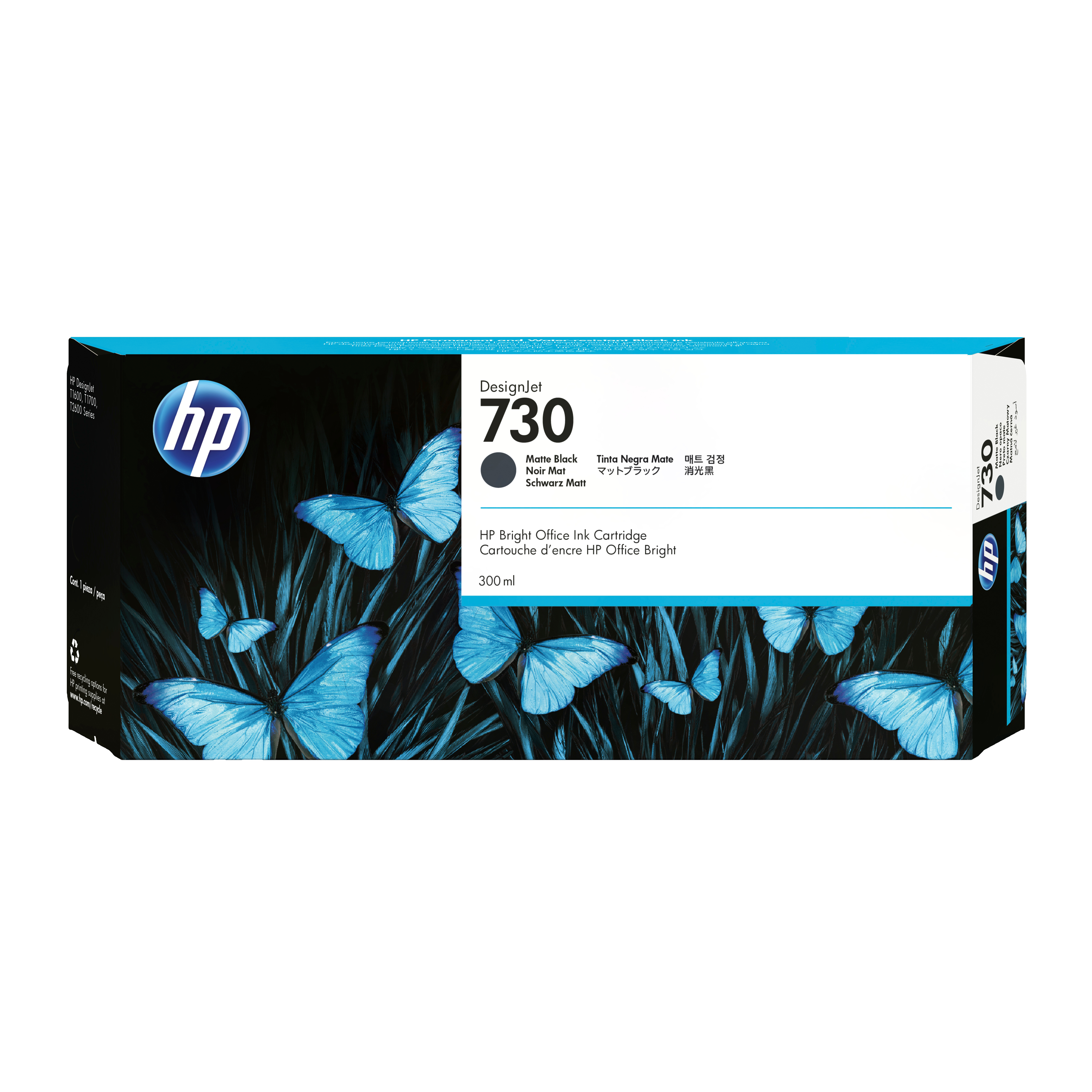HP 730 -mustekasetti, 300 ml, mattamusta