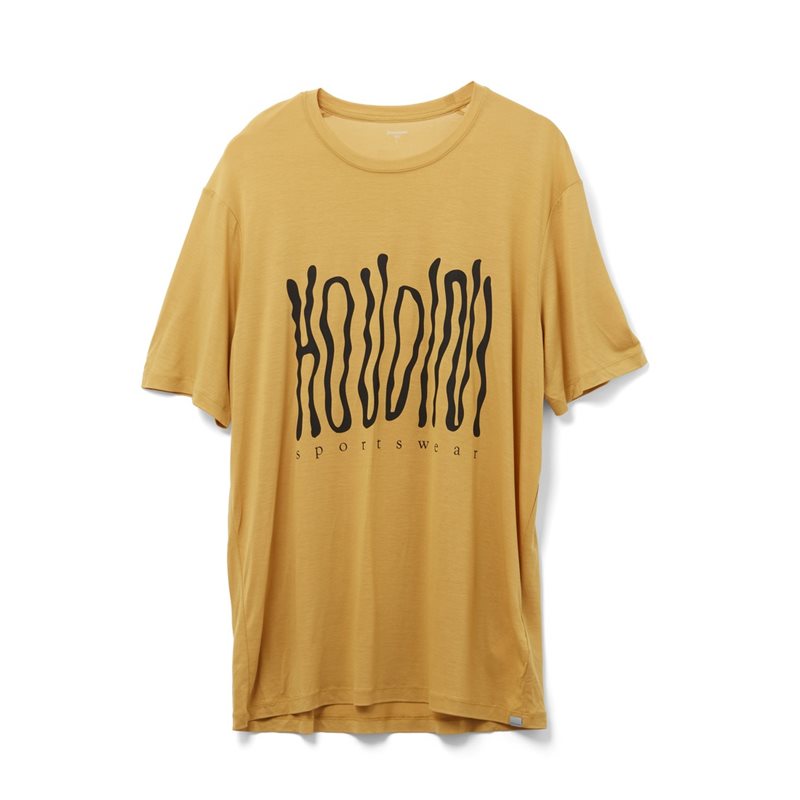 Houdini M's Tree Message Tee Golden Fields / Wave - XXL
