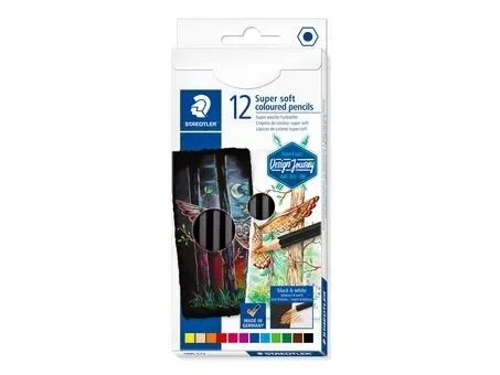 Staedtler Väriliitu pehmeä 12 kpl 100% PEFC