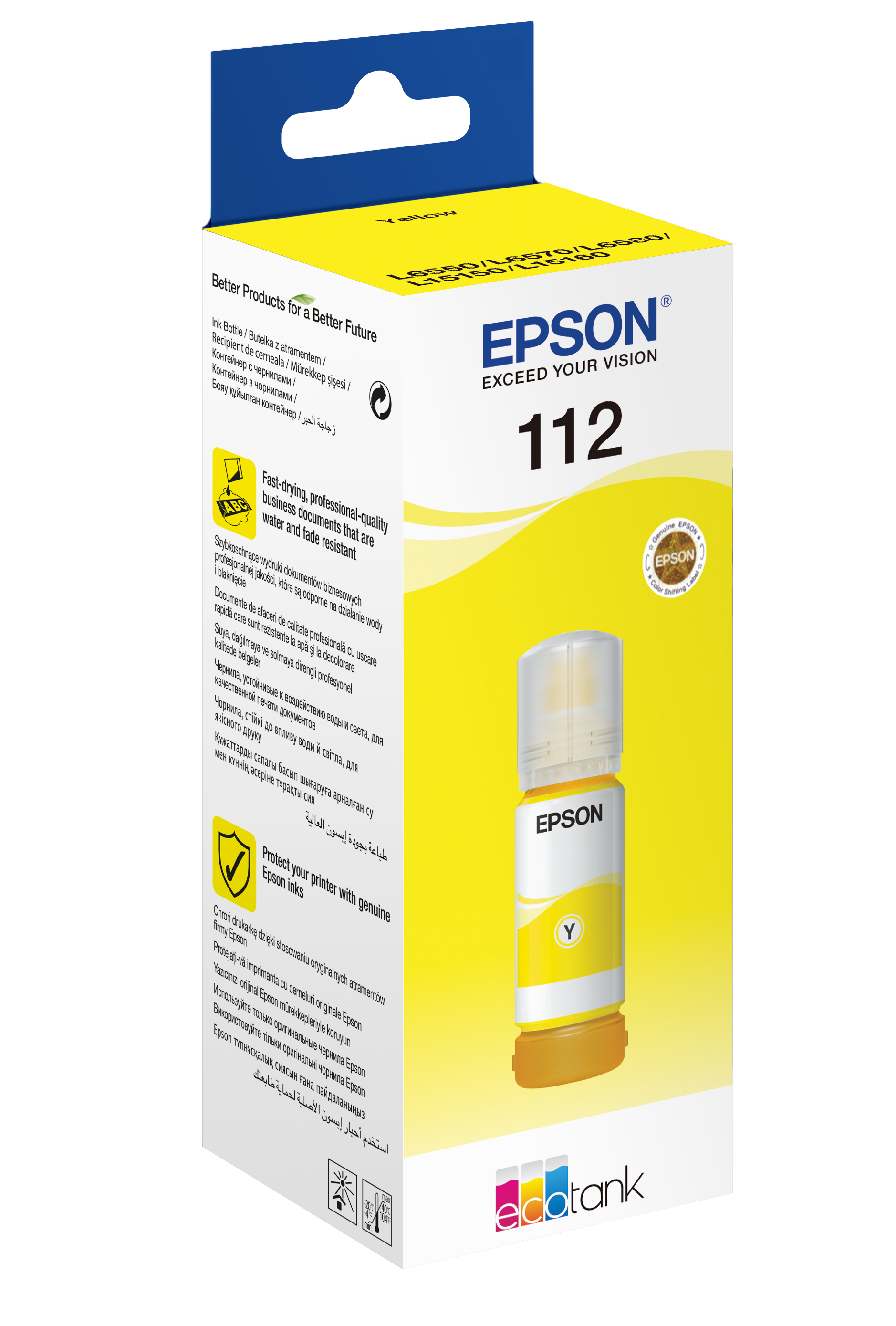 Epson Epson 112 Mustepullo Keltainen T06C44A Vastaa: N/A