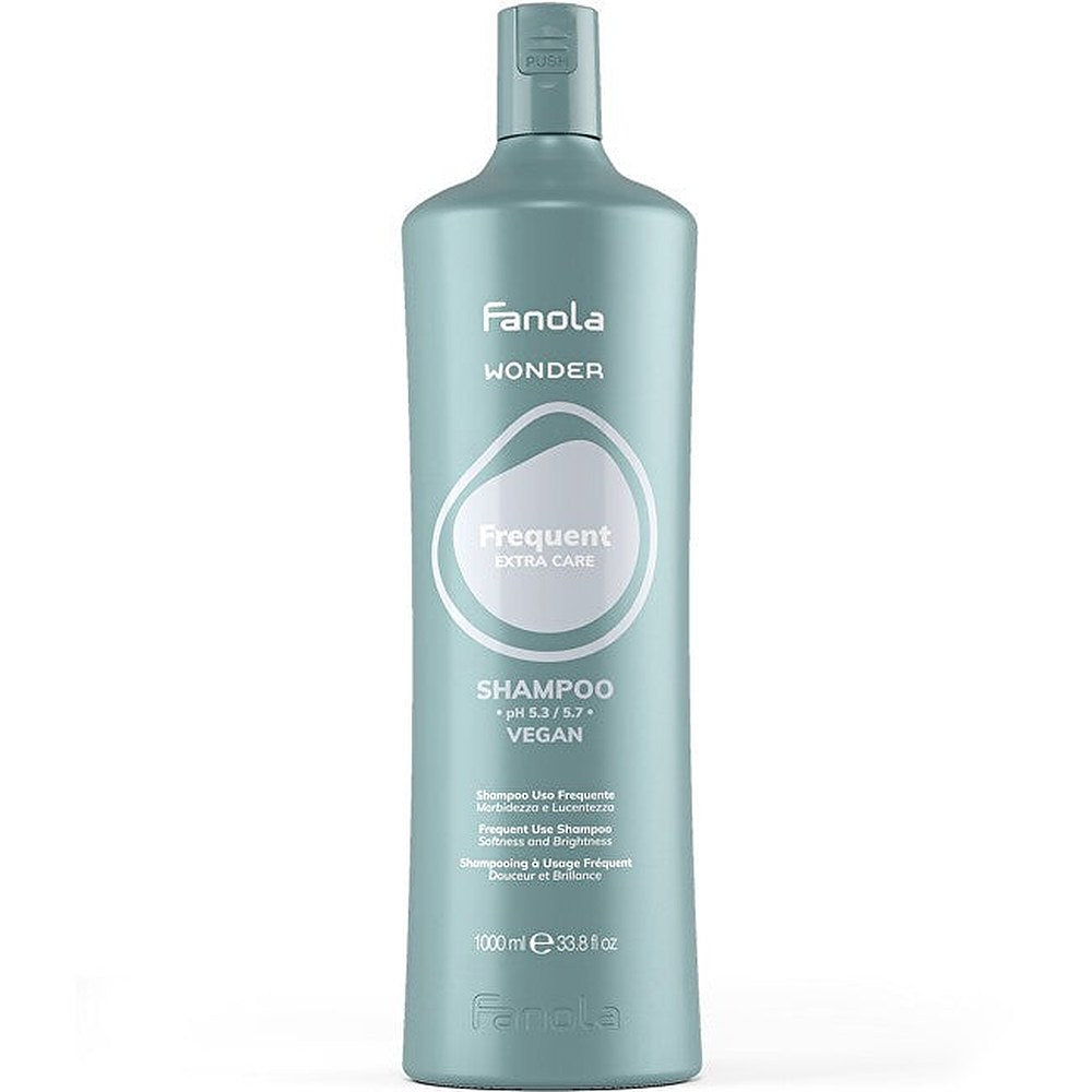 Fanola wonder frequent shampoo usein käytettävä pehmeys ja kiilto 1000 ml