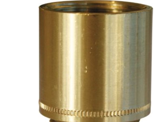 hanan jatke 1/2x65mm - 1/2x65 mm raakamessinki