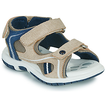 Chicco Avonaiset kengät 'Fiesole' beige / tummansininen / offwhite