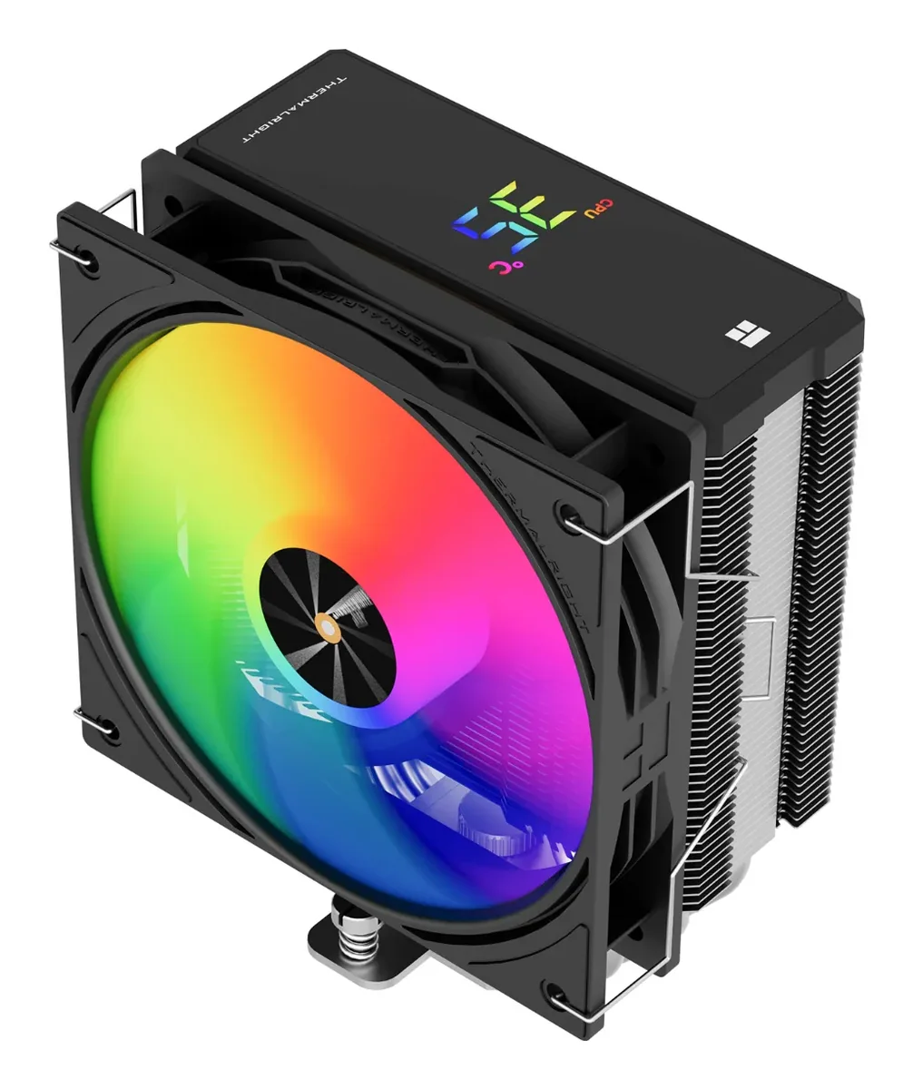 Thermalright Assassin X 120 R Digital, 120 mm ARGB -prosessorijäähdytin, musta