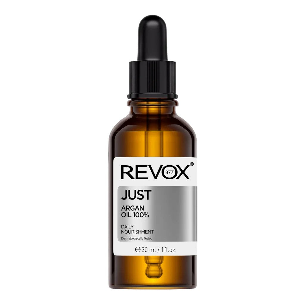 Revox B77 Just Argan Oil 100 % ravitseva seerumiöljy kasvoille ja kaulalle 30 ml