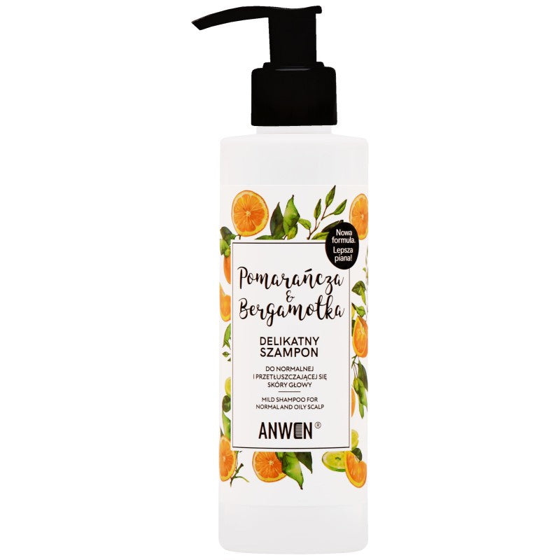 Anwen Sitrus- ja bergamotti-shampoo 200 ml