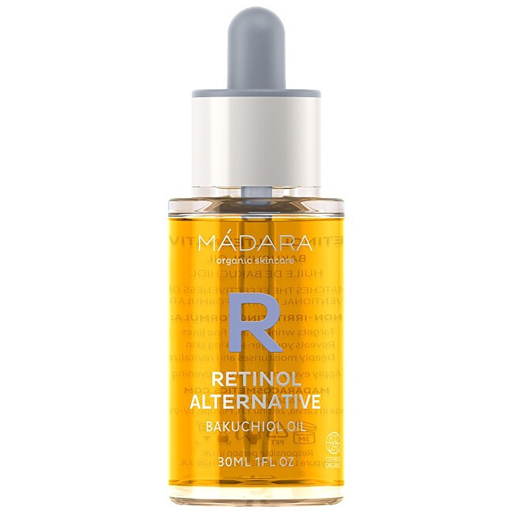 MÁDARA Retinolin vaihtoehto Bakuchiol kasvojen nuorentava öljy kosteuttavalla vaikutuksella 30 ml