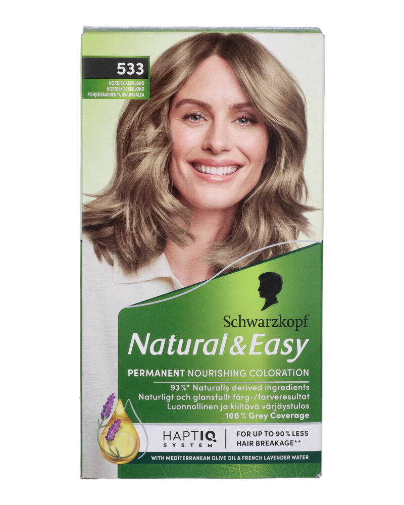Schwarzkopf Natural & Easy Hair Color 533 Nordisk Askblond