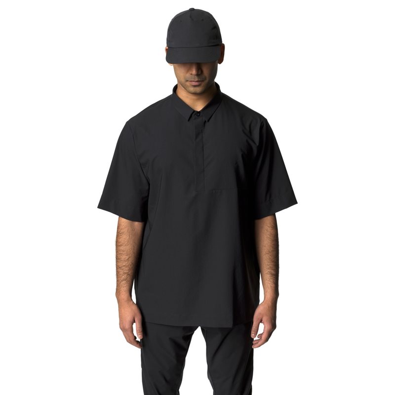Houdini M's Cosmo Shirt True Black - XL