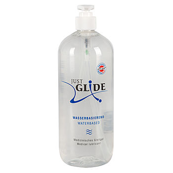 Just Glide - Vesipohjainen liukuvoide, 1000 ml