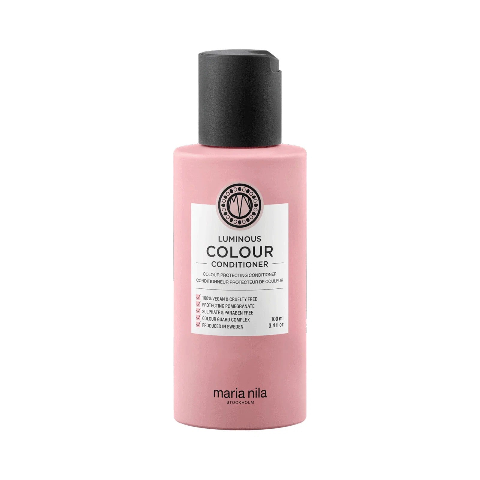 Maria Nila Luminous Color Valaiseva ja vahvistava hoitoaine värjätyille hiuksille ilman sulfaatteja ja parabeeneja - 100ml