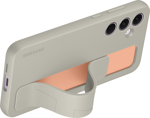 Samsung Galaxy A55 Standing Grip suojakuori, harmaa
