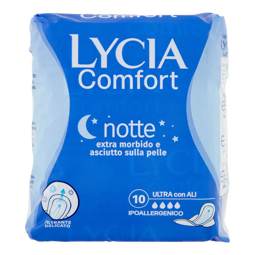 Lycia Erittäin ohuet yösiteet siivekkeillä X 10