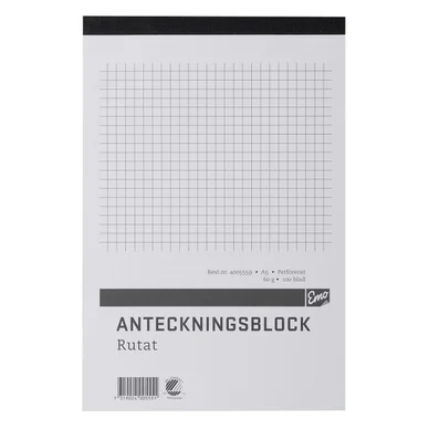 Other Muistilehtiö A5, ruudutettu, perforoitu 7319024005551 Vastaa: N/A