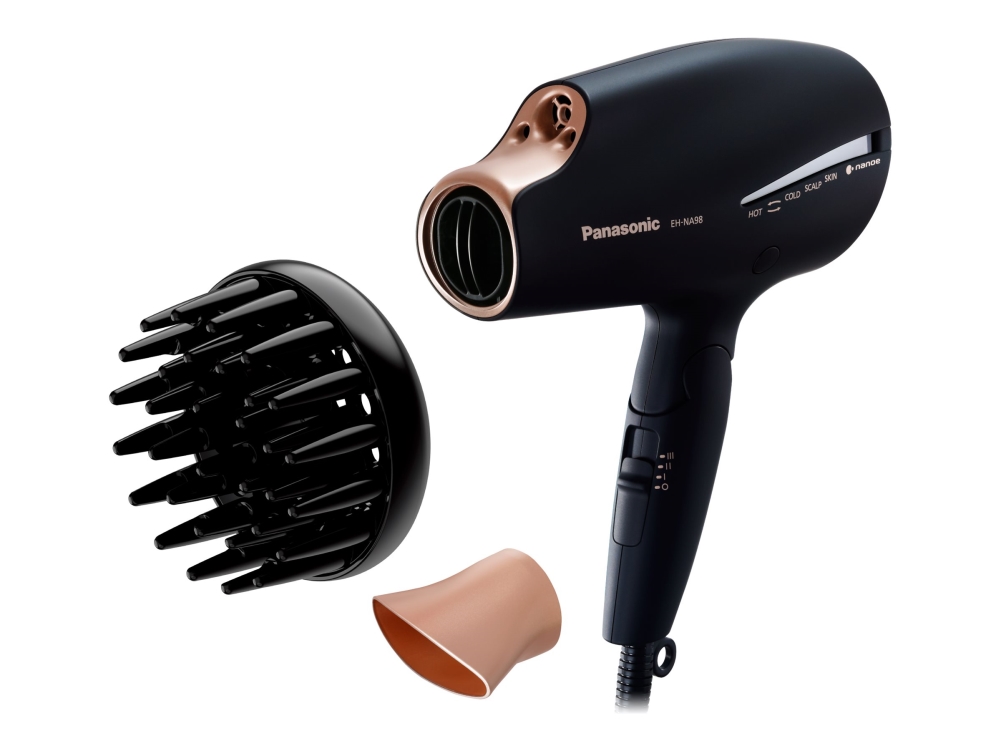 Panasonic EH-NA9J-K825, 1800 W -hiustenkuivaaja, musta ja Rose Gold