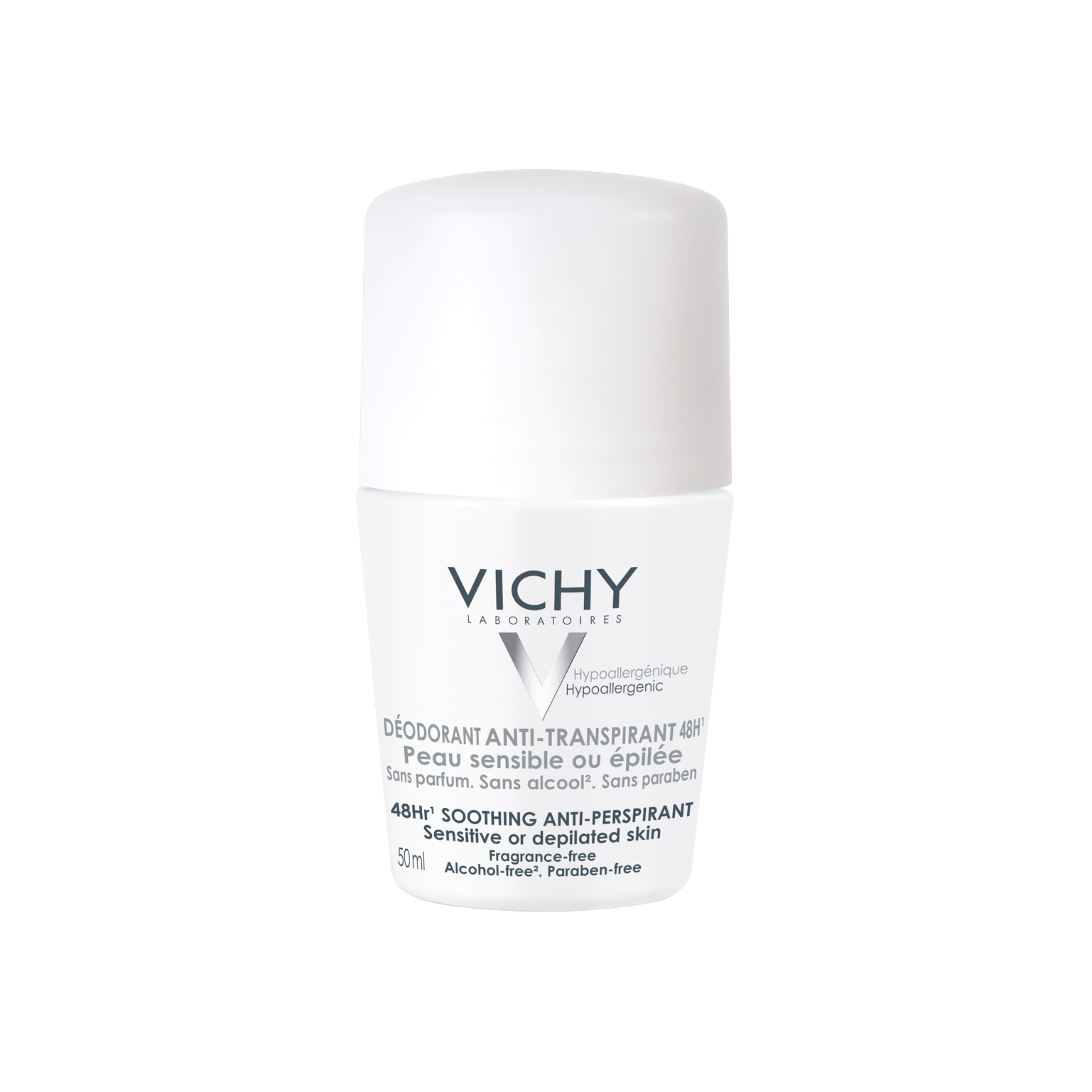 Vichy Deo Antiperspirant 48H Roll On White Cap - Naiset - 50 ml