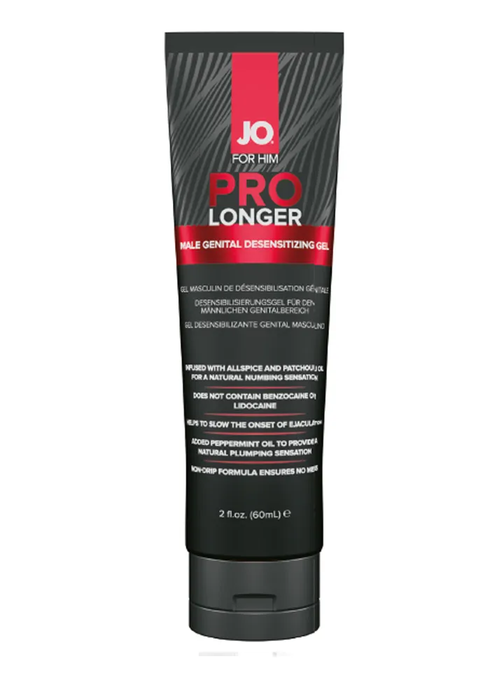 JO Prolonger - Geeli, 60 ml, tuntoherkkyyttä vähentävä, penistä turvottava, geelimäinen