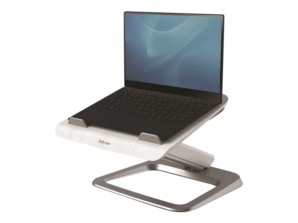 Fellowes 8064401, Kannettavan tietokoneen teline, Valkoinen, Terästä, Puu, 48,3 cm (19), 4,5 kg, 102 - 406 mm